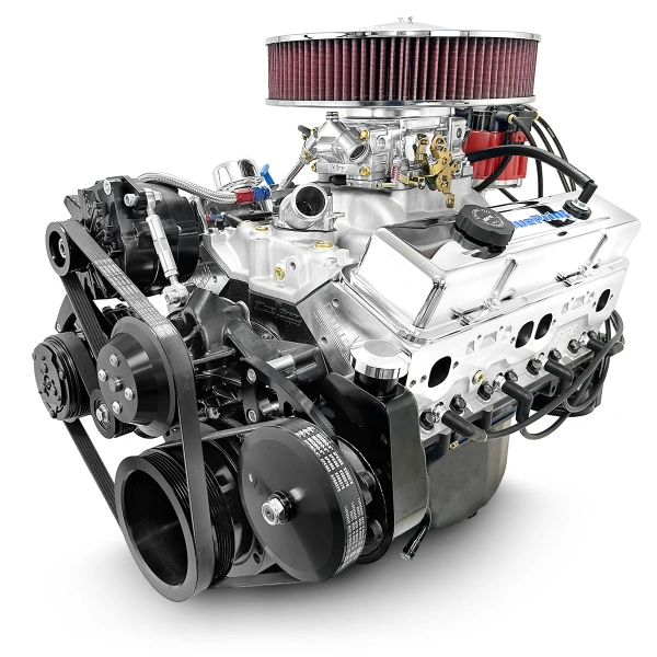 BluePrint Engines BP38318CTC1DK 383CI GM Small Block Compatible Deluxe Dressed -Carb -Black Kit