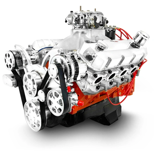 BluePrint Engines GM Big Block Compatible Pro Series 572 c.i. Deluxe Dressed - Polished Pulley Kit - Carbureted